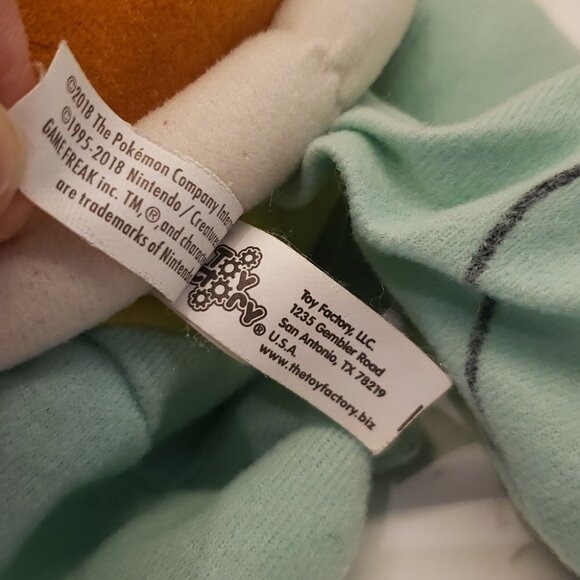 Pokemon Squirtle Turtle  Stuffed Animal Plush 11" tall Nintendo - Picture 6 of 9